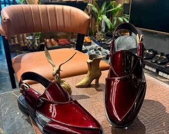 Leather Handmade Peshawari chappal Men