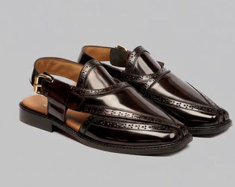 Handmade Peshawari Chappal,Traditional Footwear, Men's Sandals,