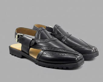 Handmade Peshawari Chappal,Traditional Footwear, Men's Sandals,