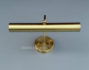 Brass Picture Light | Vintage Antique Wall Lighting
