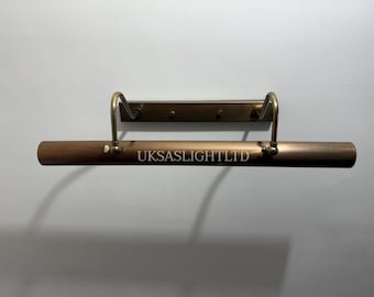 Mid Century Modern Brass Picture Wall Light, Antique Brass Painting Light, Brass Picture Light, Picture Focus Wall Light, Brass Wall Sconce