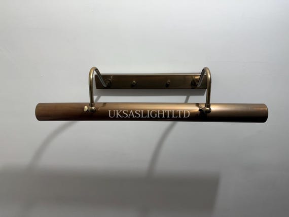 Mid Century Modern Brass Picture Wall Light, Antique Brass Painting Light, Brass Picture Light, Picture Focus Wall Light, Brass Wall Sconce