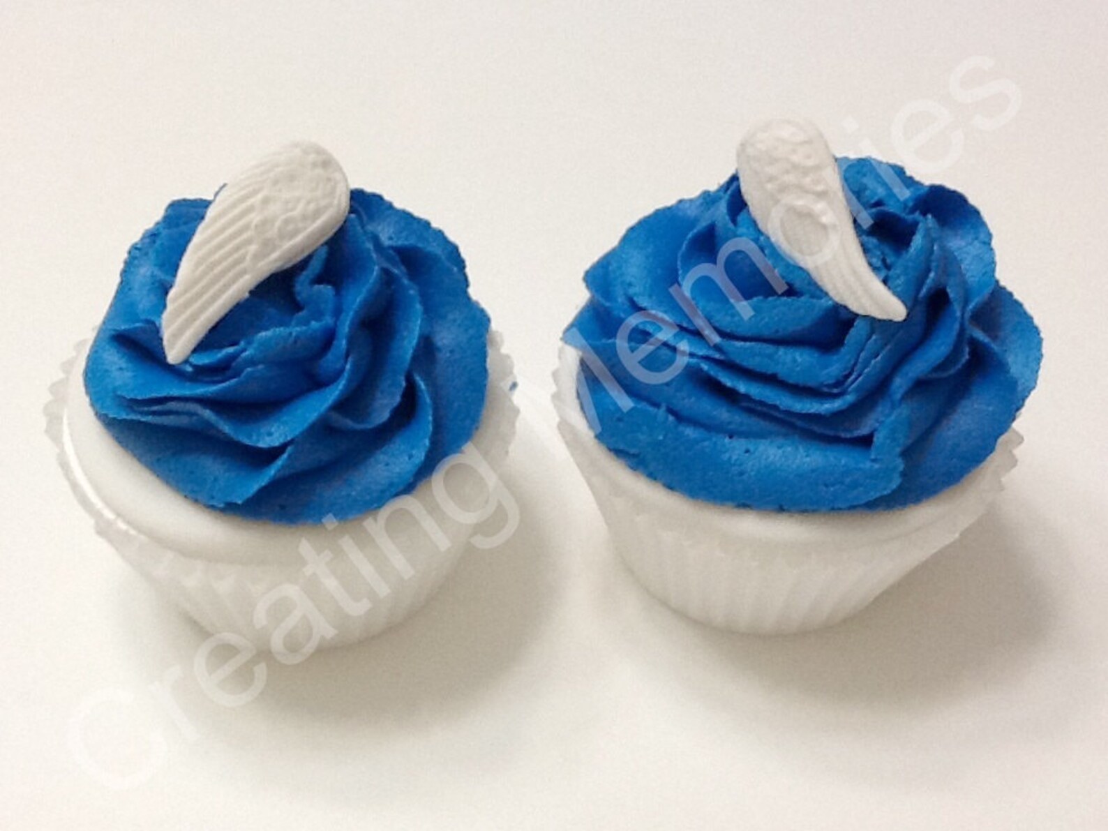 24 Fondant Angel Wings Cupcake Toppers. Edible wing to match Etsy