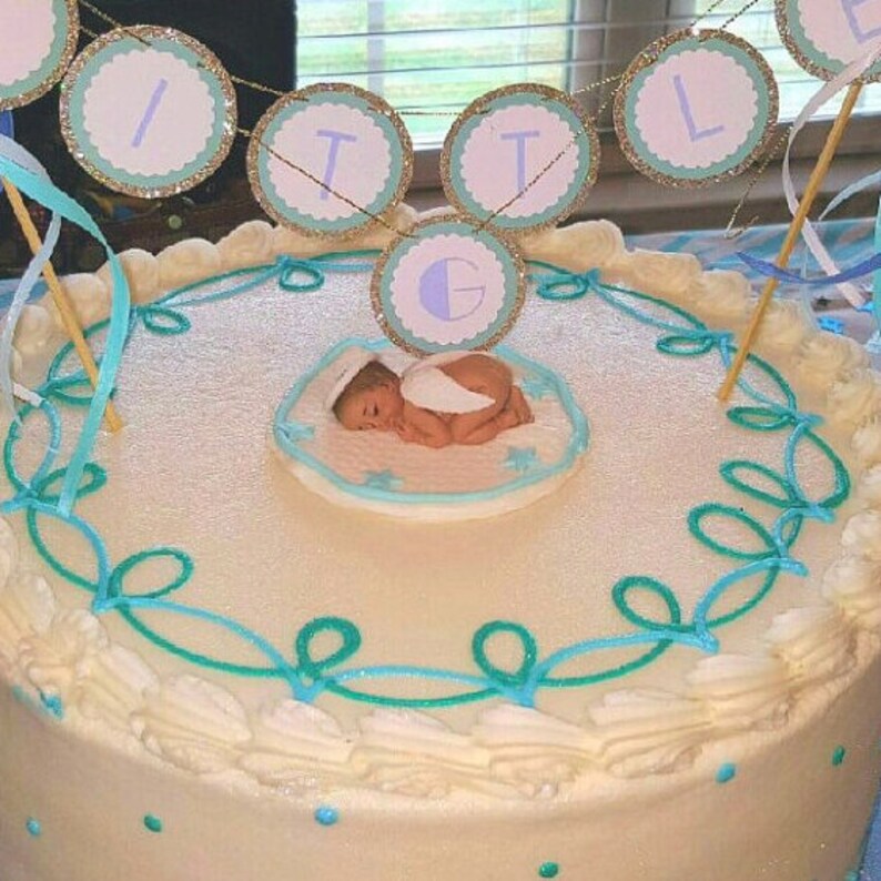 Baby Angel Cake Topper Boy cake topper/Baby Etsy