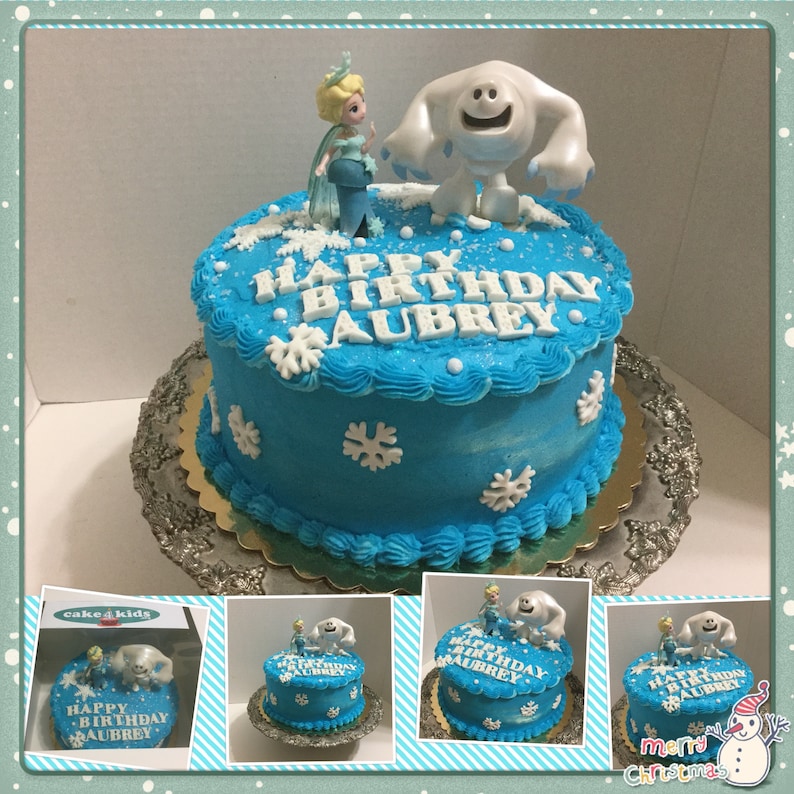 frozen theme cake for
