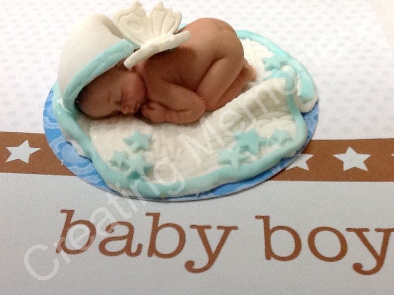 Baby Angel Cake Topper Boy cake topper/Baby Etsy