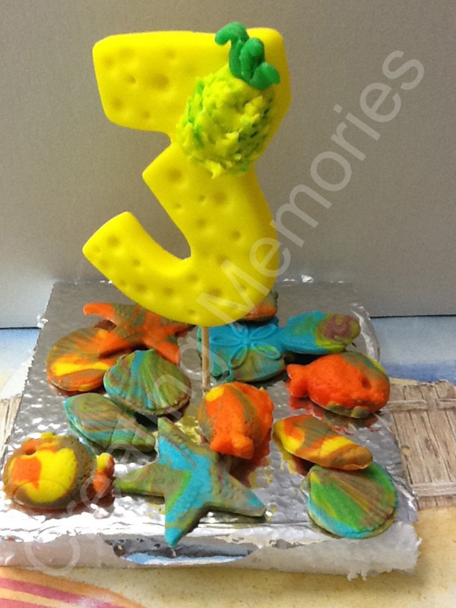 EDIBLE NUMBERS for your cakes. Made of vanilla fondant and Etsy