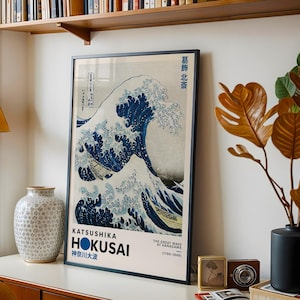 Katsushika Hokusai Set of 6 Print | Hokusai Wall Art | Hokusai Art Print | Japanese Wall Art | Japanese Woodblock | Ukiyo-e Print image 12