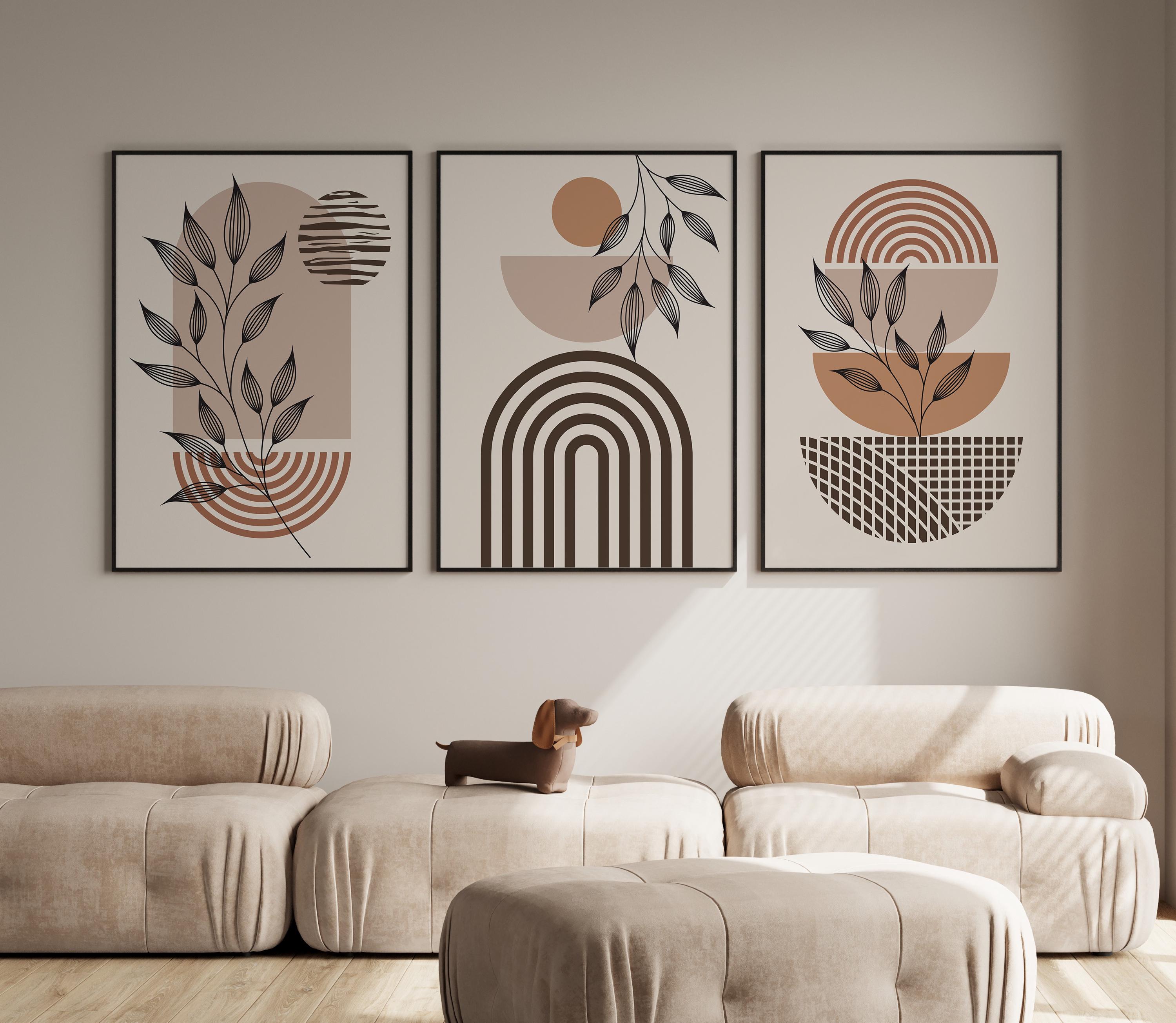 Set of 3 Line Art - Etsy