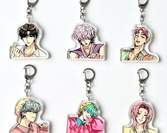 K-Pop Demon Hunter Acrylic Keychains, Double-sided Acrylic Keychains, Zoey, Rumi, Mira, Anime Keychains, Anime Gifts for friends