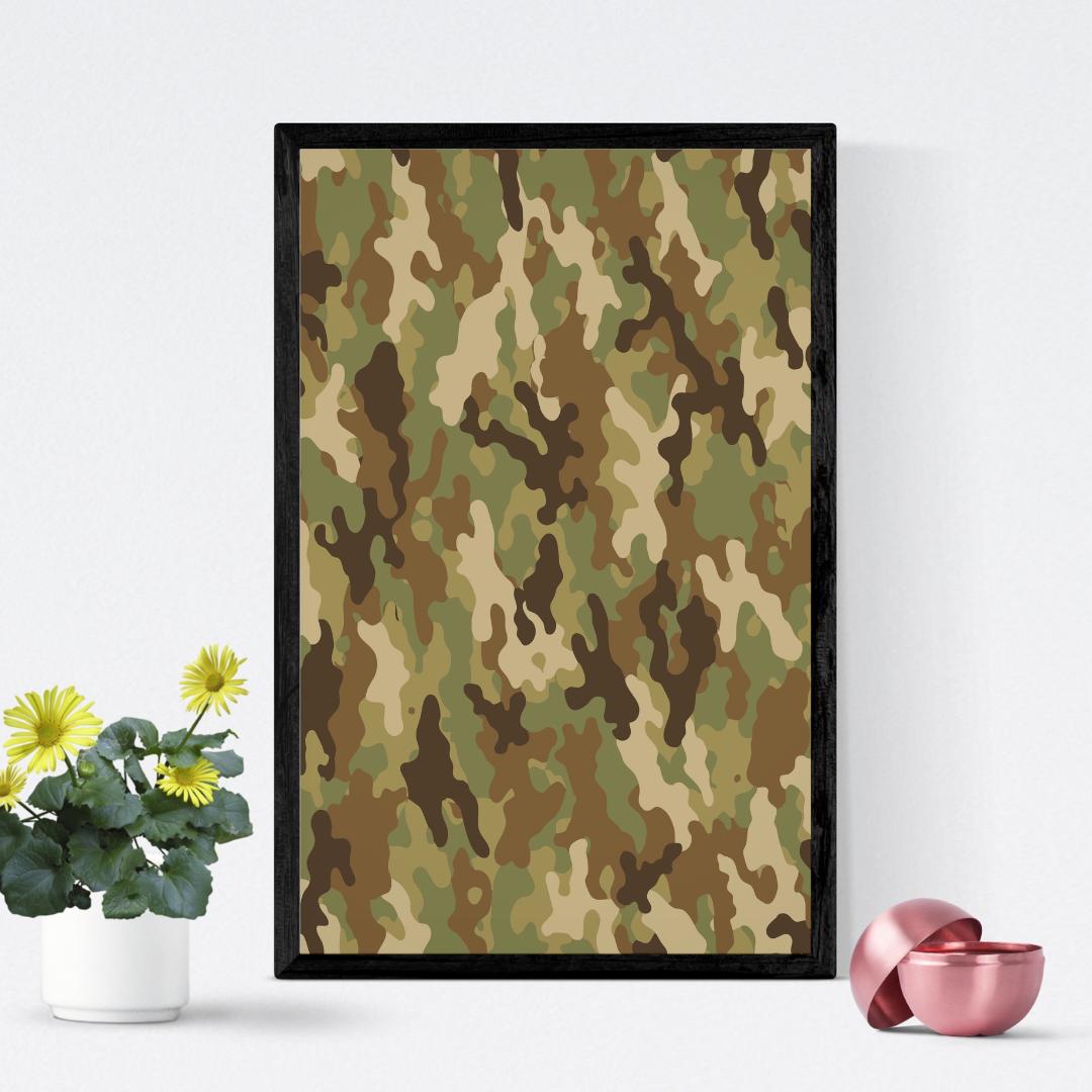 U.S. Army OCP Scorpion W2 Camouflage Vector Pattern (digital Download ...