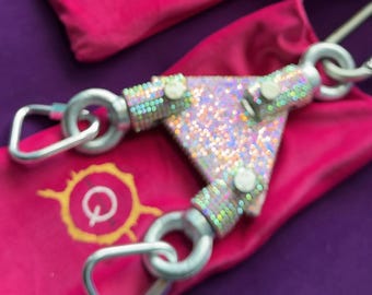 Rigging Set! SHINY EDITION! Steel Swivels, Carabiners & Triangle. For aerial straps/loops