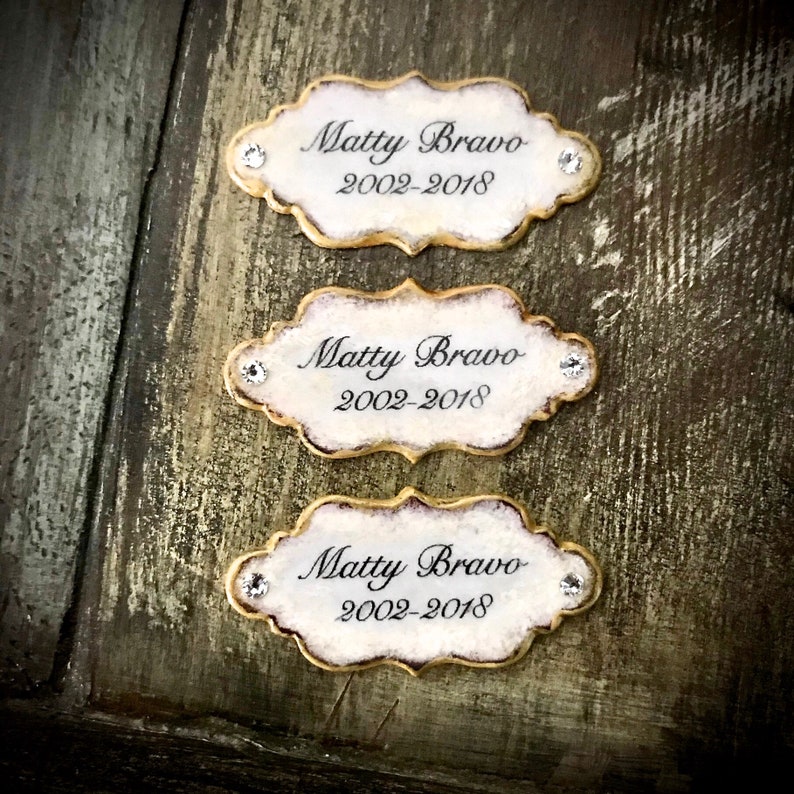 Plaques Personalized Name Plate Fancy Commemorative Plaque Etsy