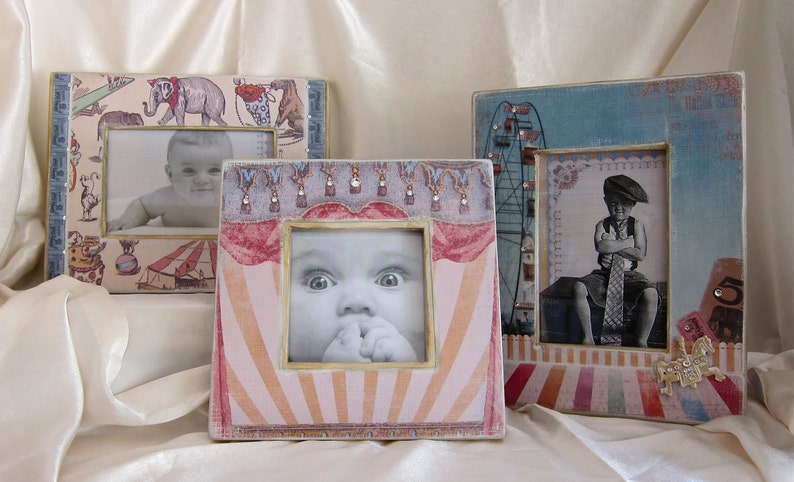 Baby Photo Frame Personalized Pony Circus First Birthday Baby Gift Idea Singer Actress Performer Bling Theater Performing Arts Drama