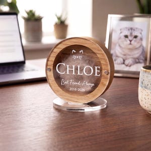 Pet Hair Keepsake Box Cat memorial - Dog remembrance gift in loving memory rabbit, Horse
