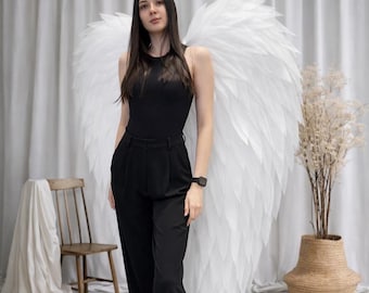 Disfraz de Ángel Blanco – Alas de Ángel Blanco XXL - Accesorio para bodas - Accesorio para sesiones de fotos