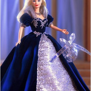 Unikatowa 1999 Wesołych Świąt Barbie