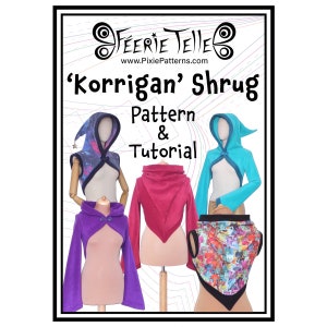 Korrigan Shrug - Digital Sewing Pattern + Tutorial Download
