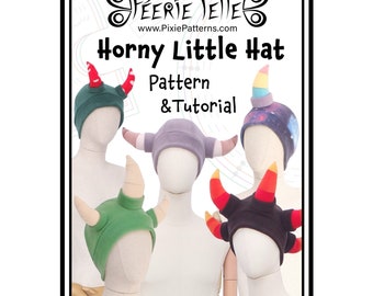 Horny Little Hat - Digital Sewing Pattern + Tutorial Download