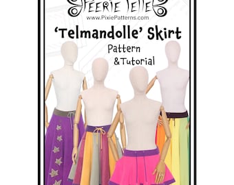 Telmandolle Skirt - Digital Sewing Pattern + Tutorial Download