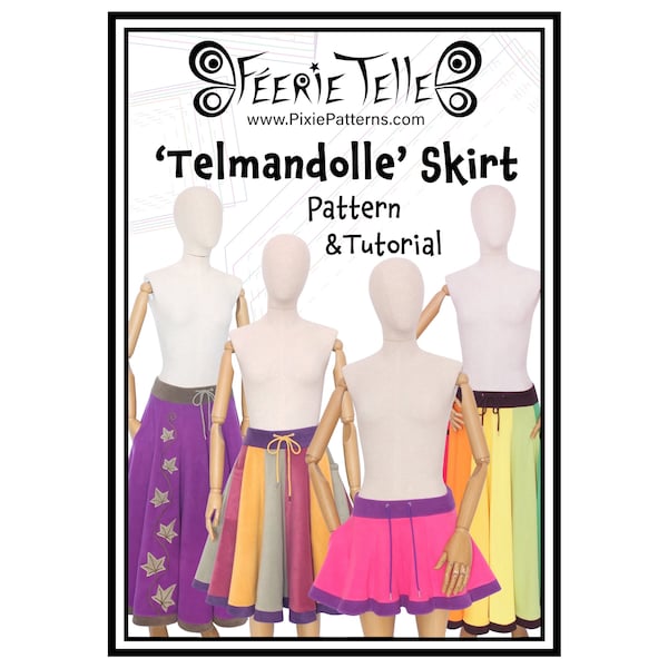 Telmandolle Skirt - Digital Sewing Pattern + Tutorial Download