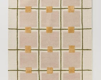 Alfombra de lana tejida a mano Anthropologie Greer Taupe