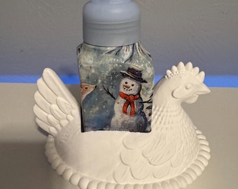 Jabonera con forma de gallina nido de Bath and Body Works