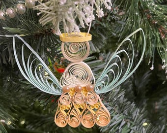 Quilling Angel Christmas Ornament