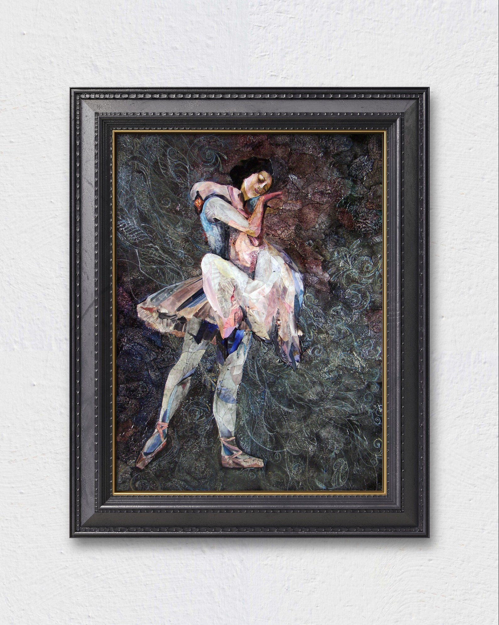 Leda and the Swan Original Art PRINT Greek Mythology Figurative Art ...