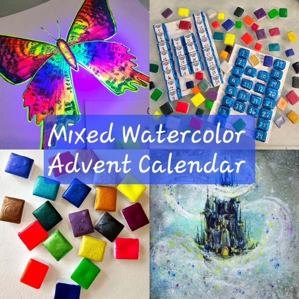 Rainbow Advent Calendar Etsy