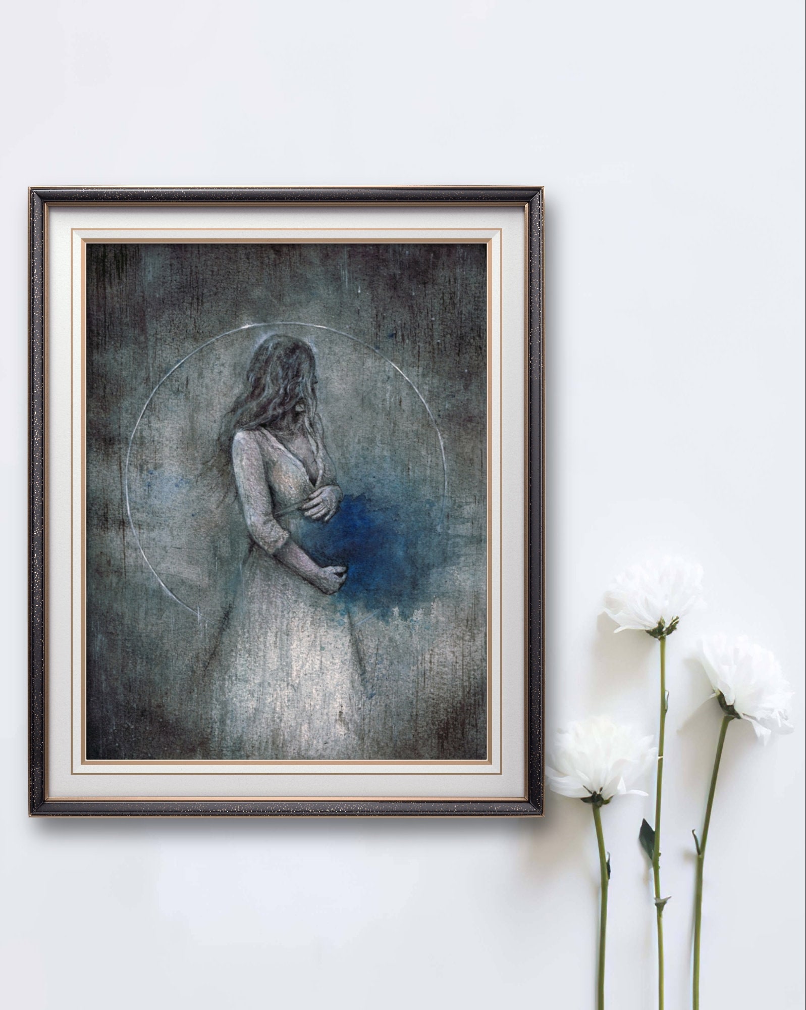 Empty Womb, Miscarriage Pregnancy Infant Loss - Art PRINT Original