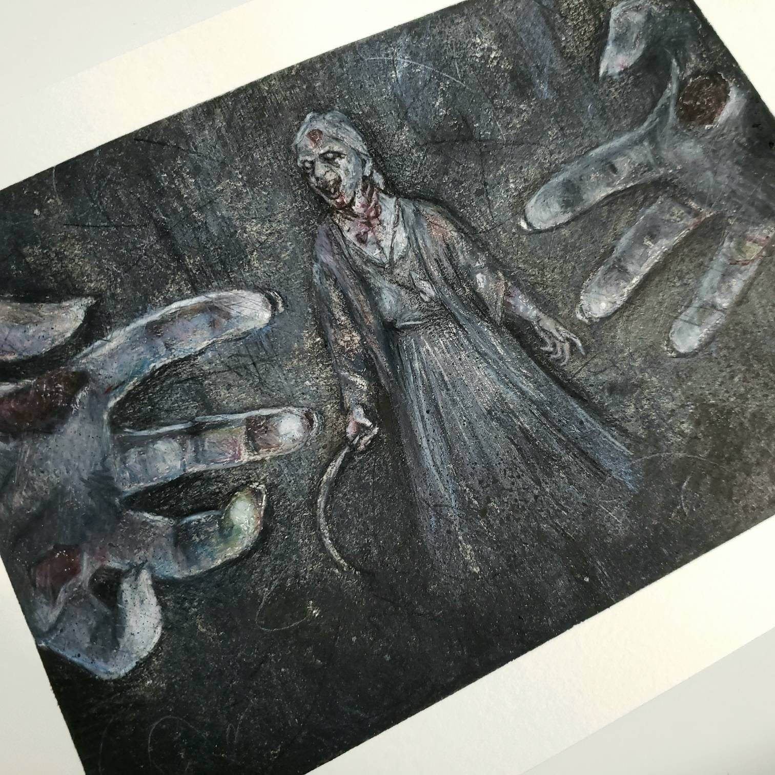 Phasmophobia- アートプリント ゴーストハンティング オリジナル 幽霊