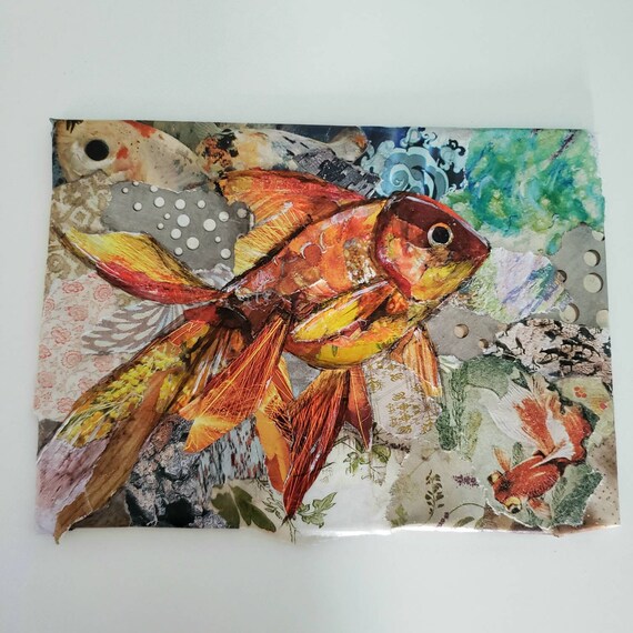Étang à Poissons 3D Sols Mural Photo Papier Peint Maison
