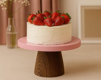 Focenat 4 Livelli Alzata per Cupcake in Legno, Alzata Per Torte Display Stand, Alzate per Dolci e Frutta, Alzatine per Buffet, Decorazione a Vassoio Gradini, per Feste di Compleanno Baby Shower