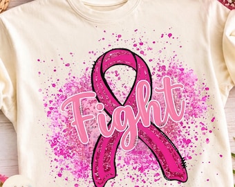 Breast Cancer Fight Survivor PNG, Ribbon Cancer Awareness, Fight Cancer png, In October We Wear Pink, Breast Cancer Support, Pink Ribbon