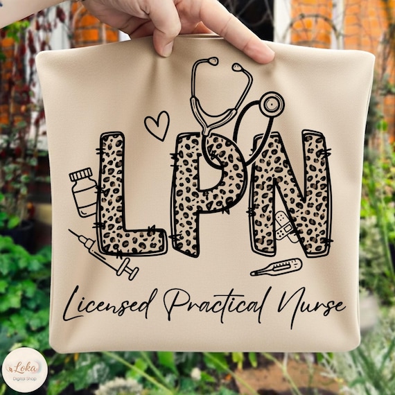 Nurse Png, LPN Nurse, Licensed Practical Nurse, Nurse Practitioner, Medical Assistant, Healthcare, Stethoscope png, Sublimation Design