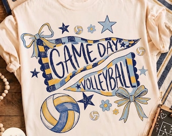 Game Day Volleyball PNG, Pennant Flag Volleyball PNG, Fall Sports Design, Volleyball Season, Vintage Volleyball Mom, Volleyball Design