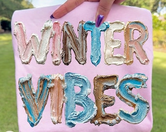 Winter Vibes png, Hand Painted Winter, Cozy SnowFlake png, Freezin Season png, Cozy Winter png, Preppy Cold Season, Winter Snowflake png