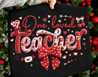 Un profesor querido PNG, Profesor querido PNG de hilo sintético, Lazo coqueto PNG, Profesor del día de San Valentín PNG, Profesor de San Valentín PNG, Regalo para profesor PNG