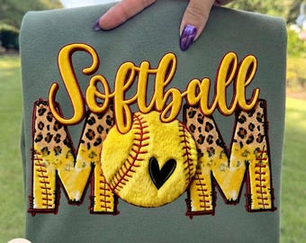 Softbol PNG, Mamá de Softbol de hilo sintético PNG, Softbol de leopardo de crochet PNG, Diseño de día de juego PNG, Mamá de Softbol Png, Descarga digital