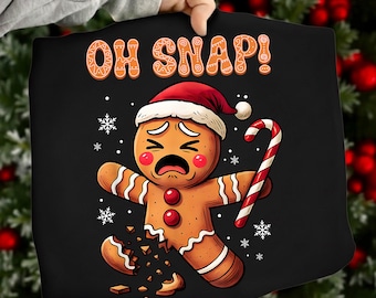 Oh Snap Png, Christmas Gingerbread png, Merry Christmas Png, Funny Gingerbread Png, Bright and merry Christmas Png, Christmas Cakes Holiday