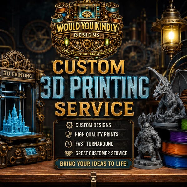 Custom 3D Printing Service