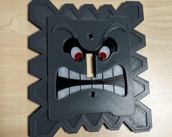 Super Mario Thwomp Light Switch Cover