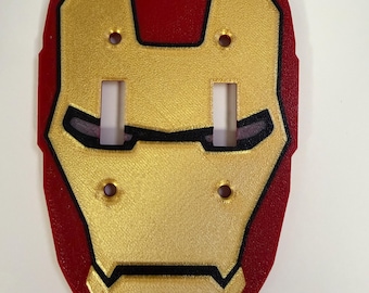 Character Double Pole Light Switch Cover (Marvel, Comic Books, Simpsons, etc.)