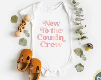 New Cousin Crew Baby Onesie, Baby Shower Gift