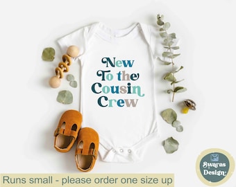New to the Cousin Crew Baby Onesie®, New to the Cousin Crew, Boy Cousin shirt, baby shower gift, Baby Onesie, Baby Onesie®, baby gift