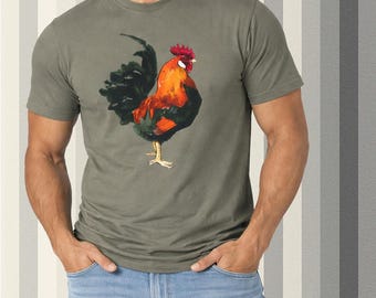 Cock Rooster T-Shirt | Puerto Rico Farmhouse Chicken Tee
