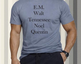 Gay Authors E.M. Walt Tennessee Noel Quentin T-Shirt | LGBT GAY Shirt