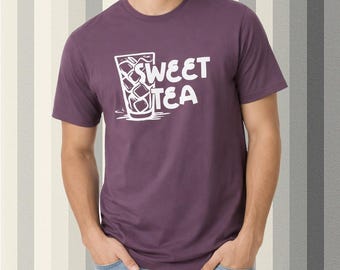 Sweet Tea Glass T-Shirt | Iced Drink Illustration, Southern Beverage