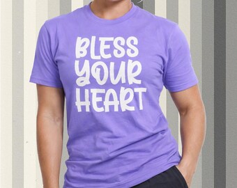 Bless Your Heart T-shirt | Southern Phrase Typography Tee